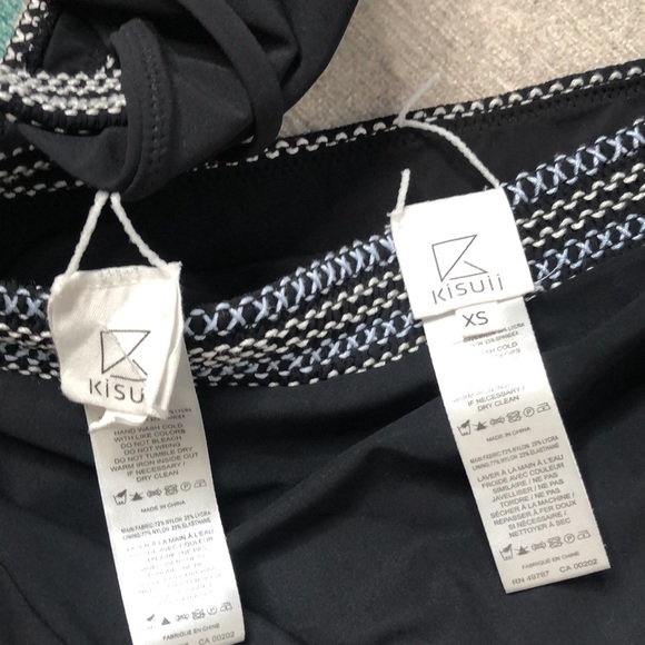 Kisuii Smocked Black bikini set - Picture 11 of 11